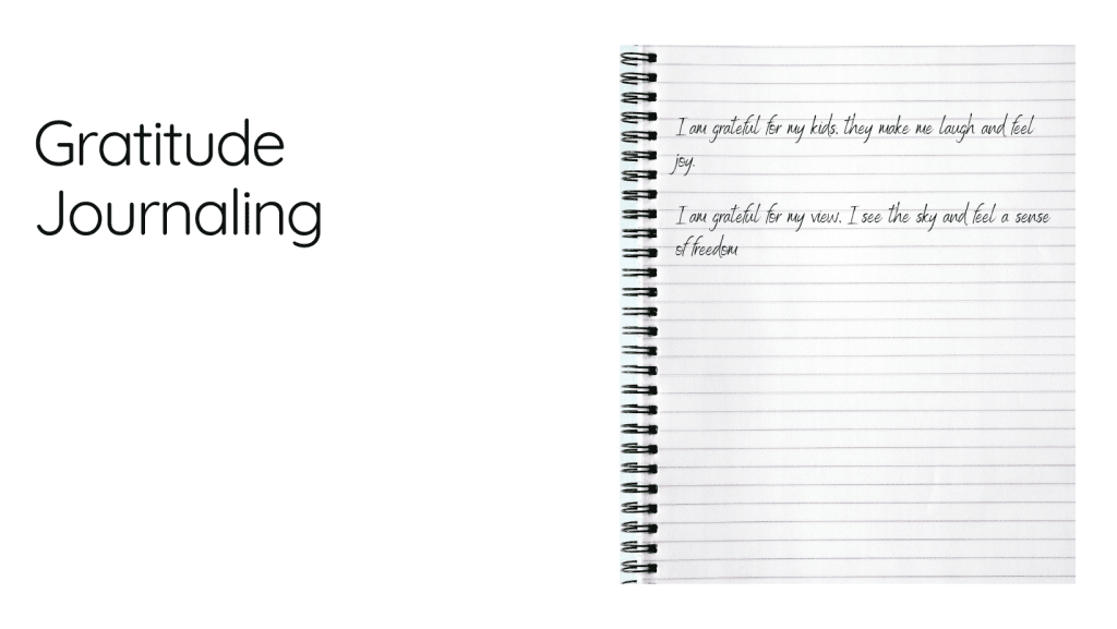 How to write a gratitude journal