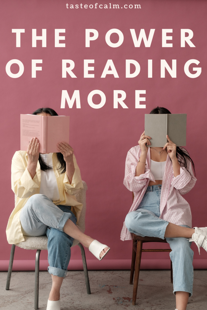 Find out the benefits of reading more.