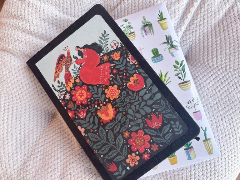 Photo of my guided journals