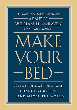 Photo of one of the best short self--help books Make Your Bed by McRaven