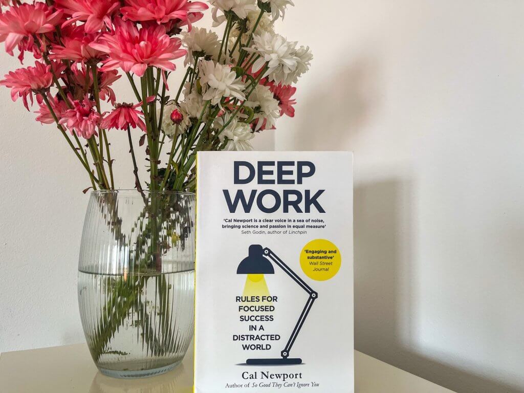 Photo of the book Deep Work by Cal Newport