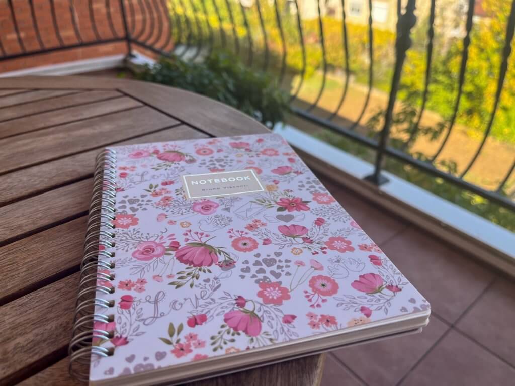 My notebook for writing morning pages