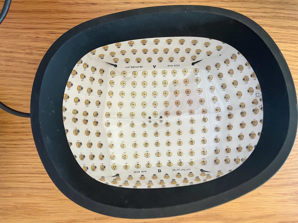 HairMax Laser Cap inside photo