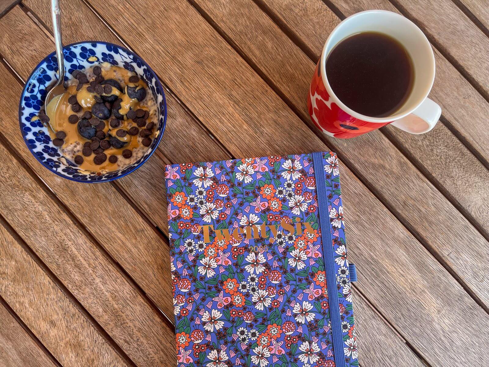 Photo of my journal for end of the year journaling.