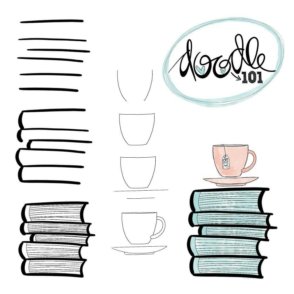 Pinterest photo of the doodle journal