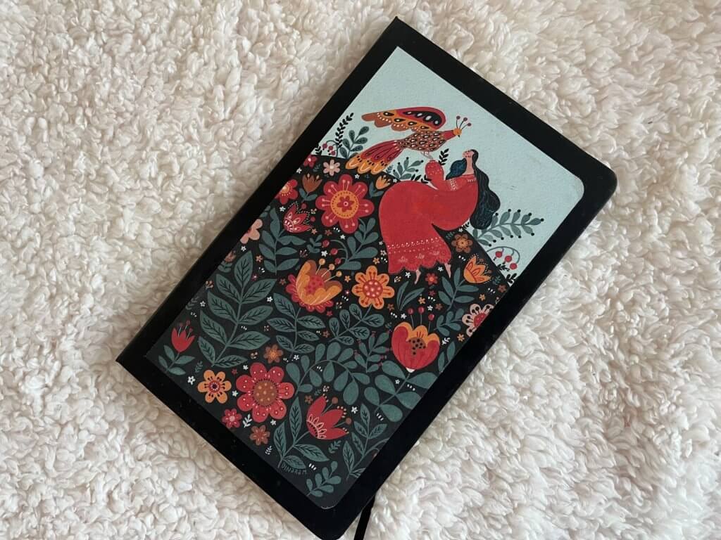 Photo of my guided journal