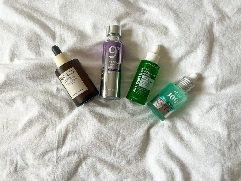 Photo of skincare products