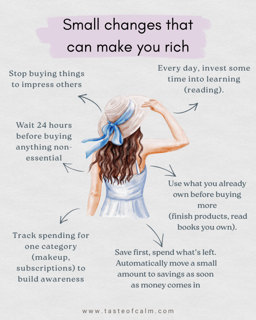 Small changes that can help you save money and have a successful low buy year.