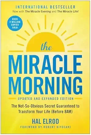 The cover of the book The Miracle Morning by Hal Elrod