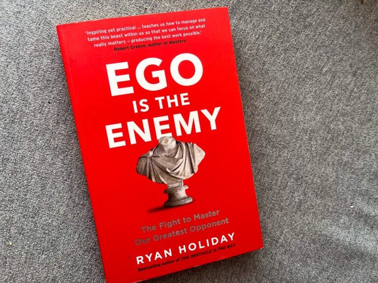 Photo of the book Ego is the Enemy by Ryan Holiday