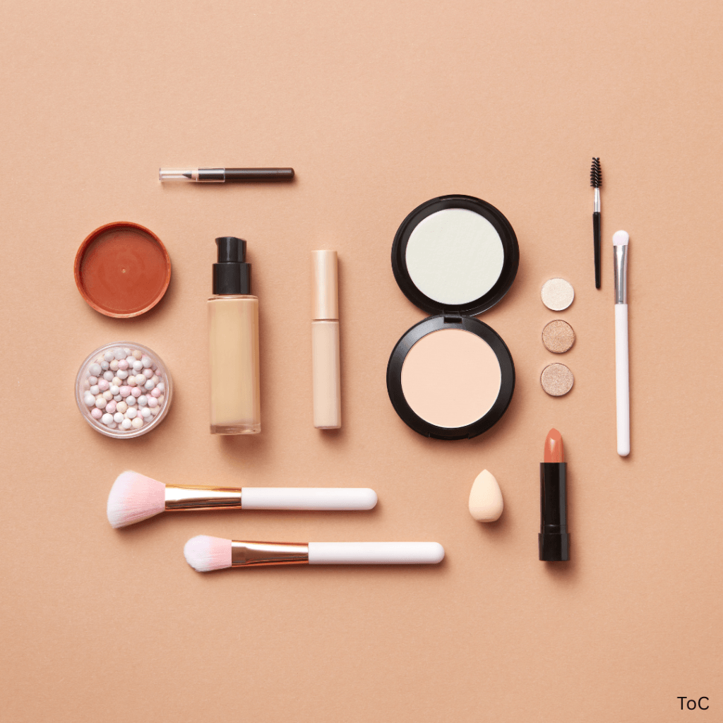 Makeup products, emotional spending